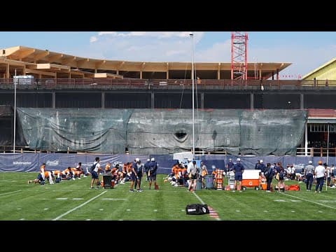 WATCH: Broncos celebrate construction milestone with topping out ceremony