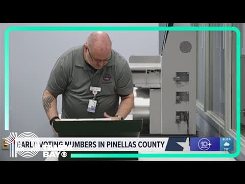 Early voting numbers in Pinellas County