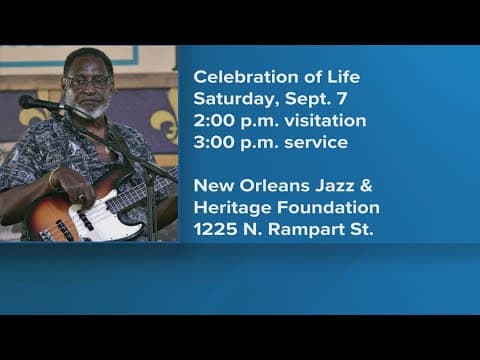 Funeral arrangements set for beloved New Orleans musician George French