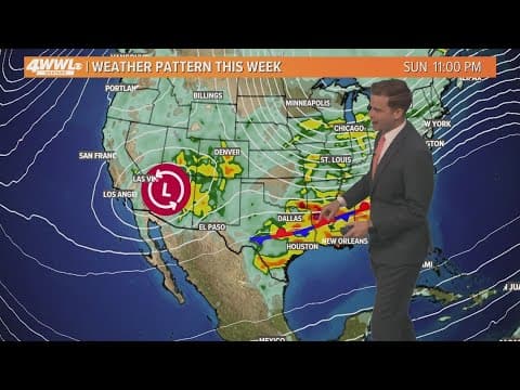 New Orleans Weather: Slow moving cold front could bring stormy weather
