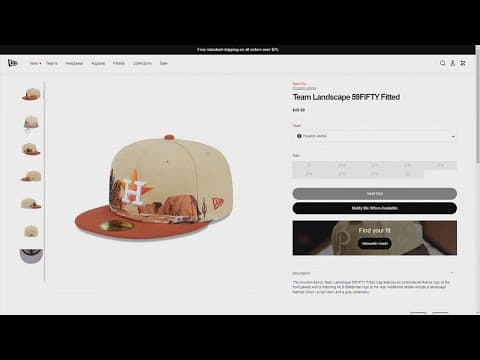 New Astros baseball cap has some people scratching their heads