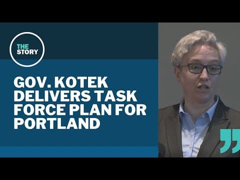 Here's what Gov. Kotek's task force thinks will help Portland recover