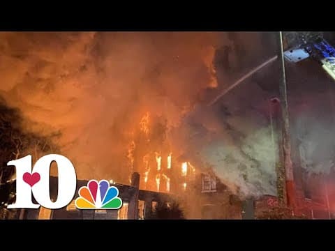 KFD crews respond to large fire on the Knoxville College campus