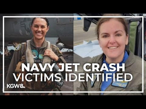 Navy identifies 2 service members killed in jet crash near Mount Rainier