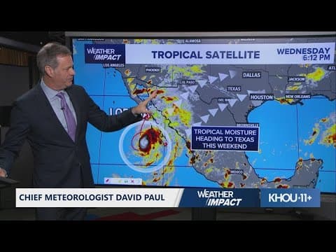 Tropical update: Pacific hurricane should bring rain to Texas, tracking wave in Atlantic