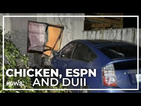 Man arrested for DUII after crashing into Gresham home while eating chicken, watching ESPN