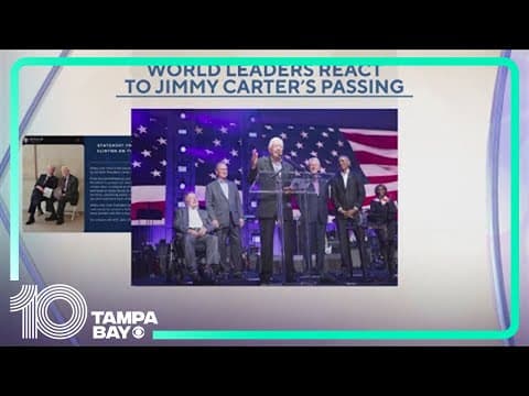 World leaders reflect on Jimmy Carter's life