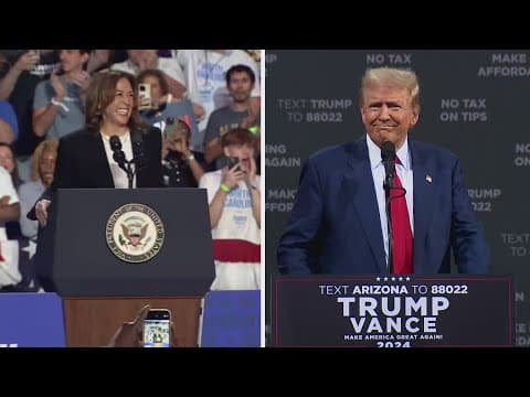 Presidential candidates Kamala Harris and Donald Trump are focusing on battleground states