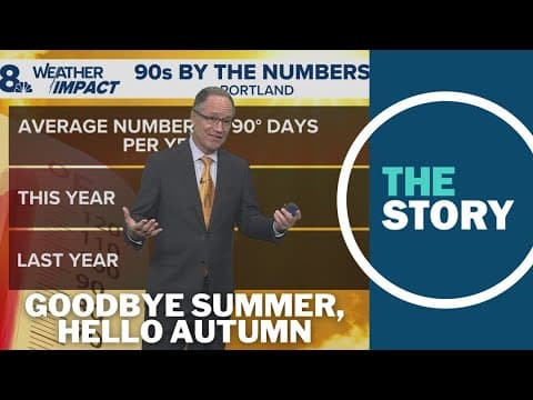 A slightly milder summer is over. Now fall begins