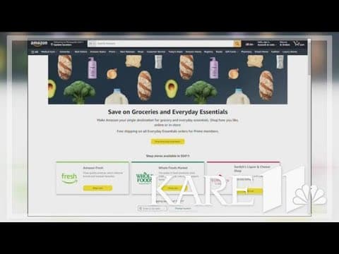 Amazon offers new grocery delivery service