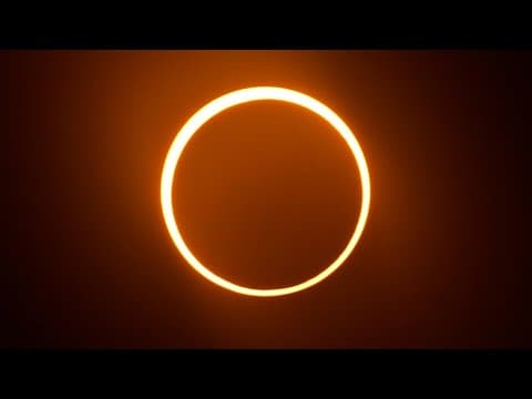 Annular solar eclipse dims daylight Wednesday