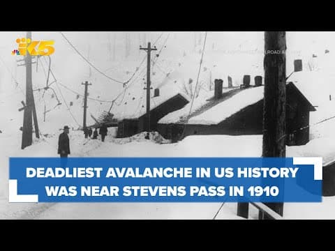 Remembering the deadliest US avalanche that happened near Stevens Pass