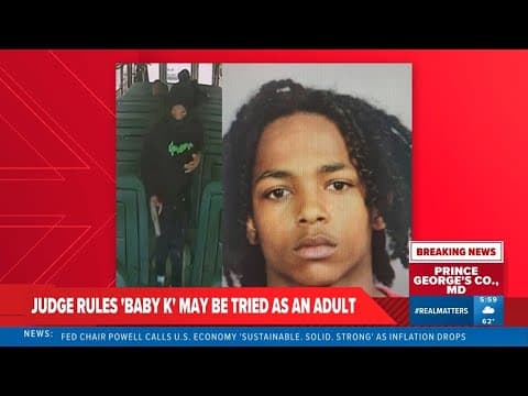 Kaden Holland to be tried as adult for attempted murder on Prince George's Co. school bus
