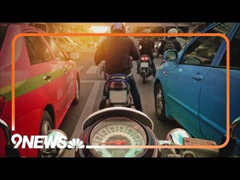 Colorado bill signed into law allowing motorcyclists to soon ride between lanes