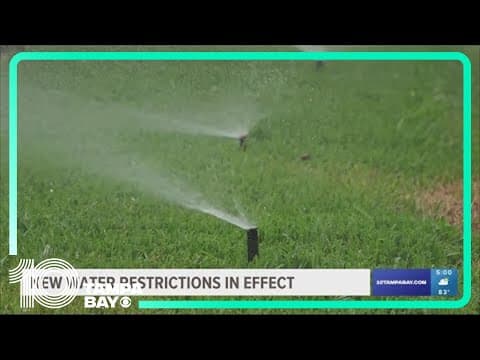 Stricter watering restrictions now in effect