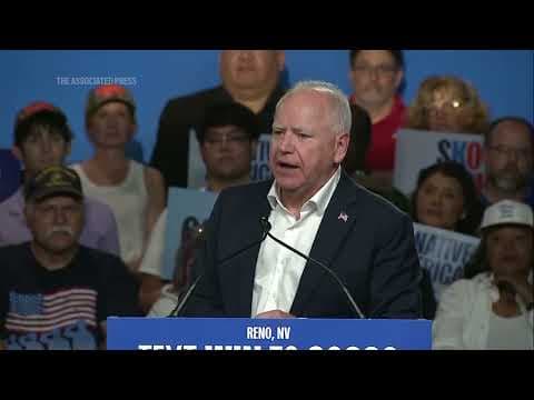 Tim Walz discusses Trump-Putin reports from new Woodward book