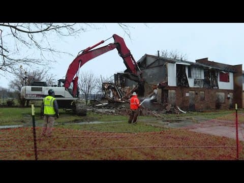 City moves to next phase of demolition at troubled housing complex
