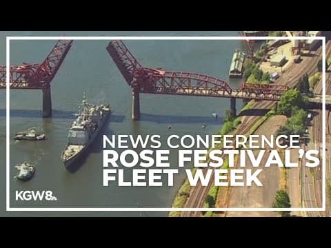Officials discuss Fleet Week, traffic impacts and bridge lifts