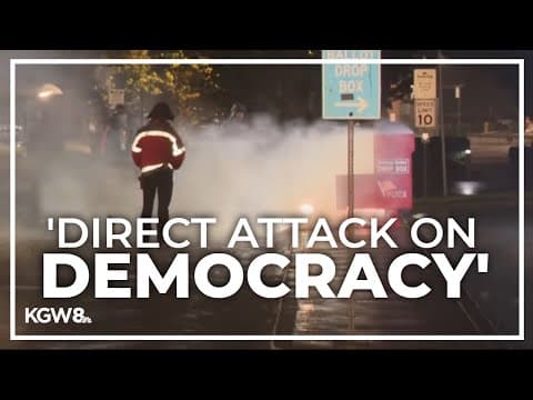 Burned ballot drop boxes under investigation