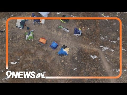 Migrantes instalan nuevo campamento de migrantes al norte de Denver