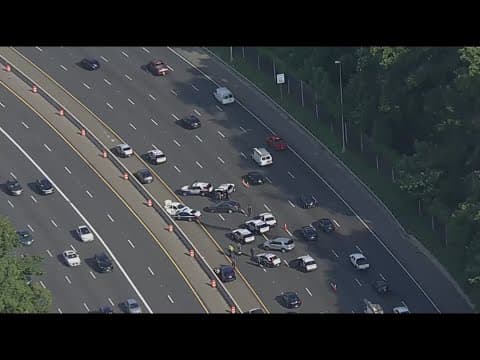 LIVE: Police activity forces lane closures, delays on southbound I-495