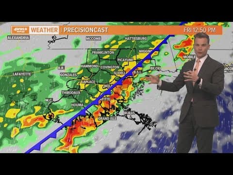 New Orleans Weather: Dramatic cold front with storms moves on Friday