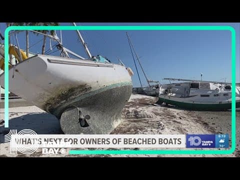 'I thought it would go easier': Sailboat owner recounts moments his boat was beached in weekend stor