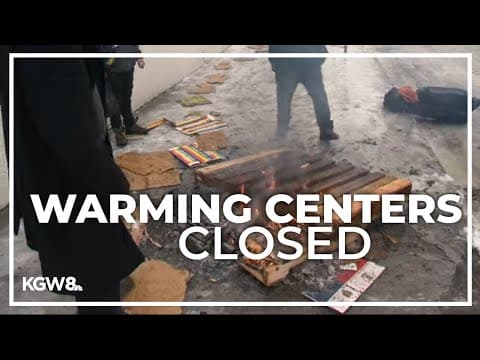 Homeless community fears freezing to death as warming shelters close