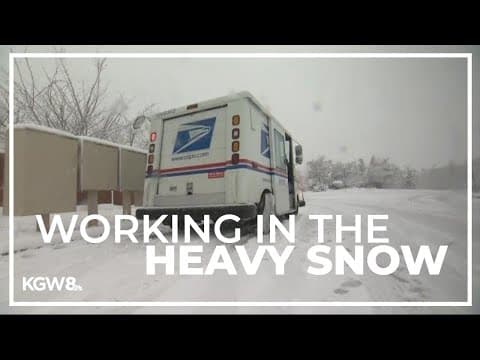 Snow piles up in north and east Portland metro area