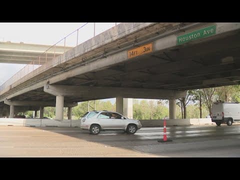 Infamous Houston Avenue bridge along I-10 struck again