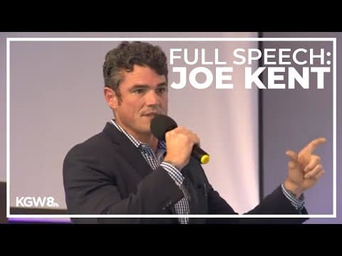 Full speech: Republican Joe Kent celebrates win over Rep. Jaime Herrera Beutler