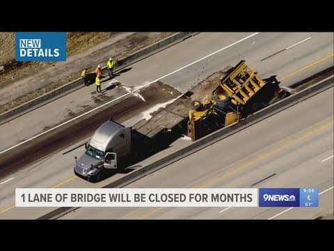 One lane of Dahlia Street bridge closed until fall