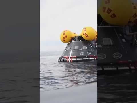 NASA headed to the moon: Astronauts practice landing in ocean as moon mission nears