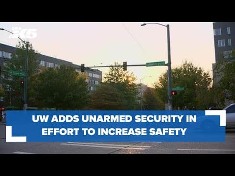 UW adds unarmed security officers near campus in an effort to increase safety