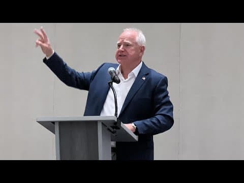 Tim Walz visits Dallas for fundraiser
