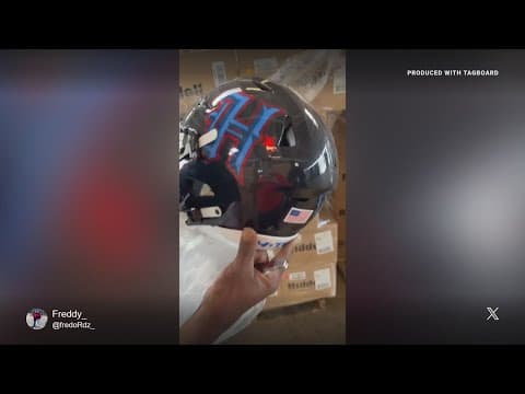 Did the Houston Texans' new helmet get leaked?