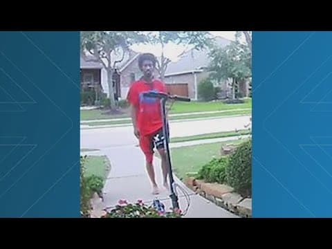 2 men steal electric scooter from home while delivering food, Harris County Pct. 4 says