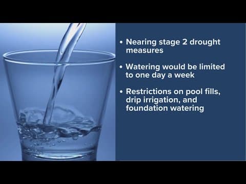 Denton pushes for stronger water conservation measures as levels fail to reach threshold