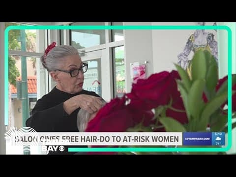 Sarasota salon gives free haircuts to at-risk women