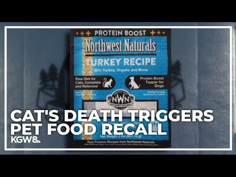 Northwest Naturals pet food recall after cat dies from bird flu infection