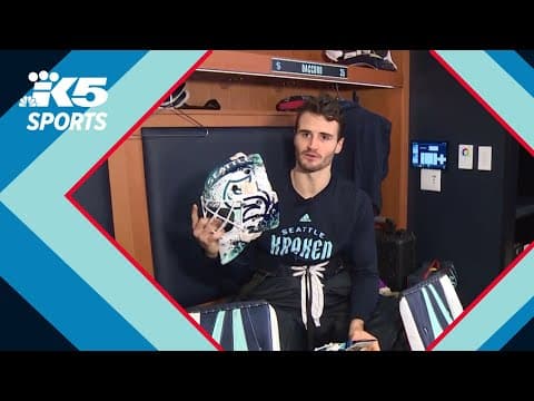 Painted between the pipes: The artwork of the Kraken goaltenders