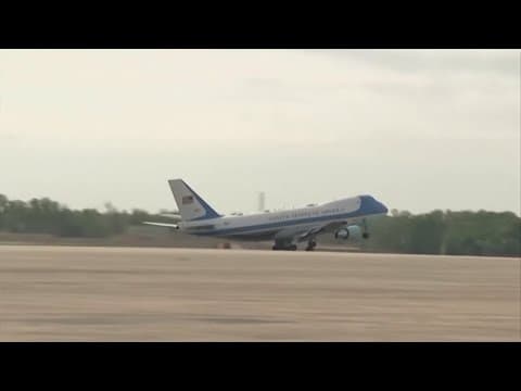 President Trump lands in Saudi Arabia today