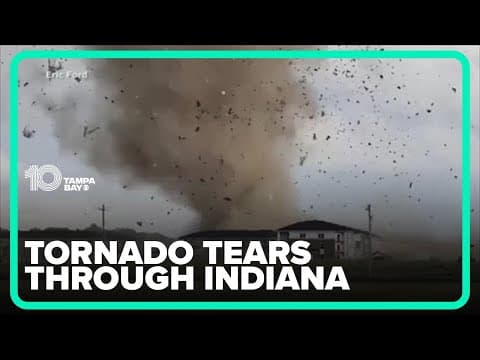 Tornado tears through Greenwood, Indiana