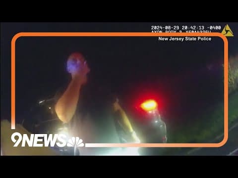 Body camera footage shows arrest of driver who hit NHL player and his brother