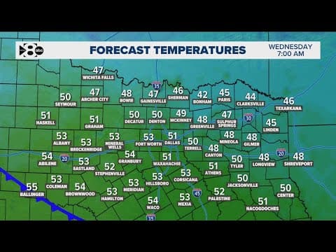 DFW weather: Strong cold front will finally bring fall weather
