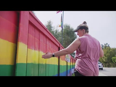 Video shows hate crime, vandalism of pride fence in Scripps Ranch