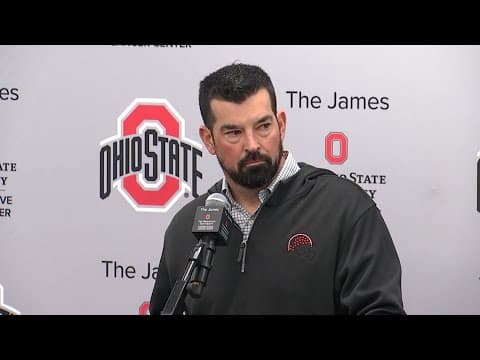 Ryan Day holds press conference ahead of Ohio State-Indiana game
