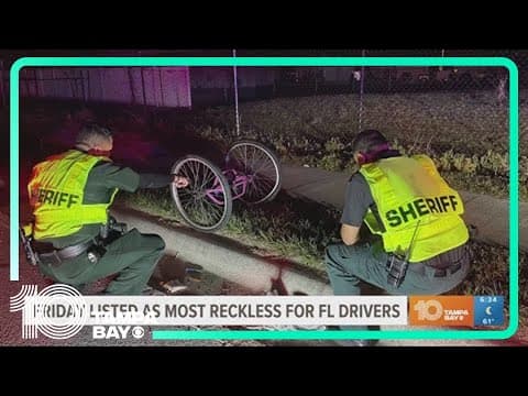 This day of the week is the most dangerous for Florida drivers, pedestrians