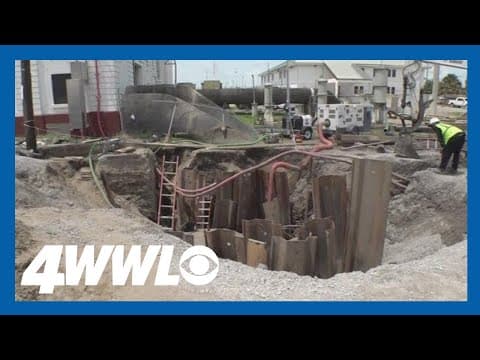 Main break forces SWBNO to pump into Mississippi River