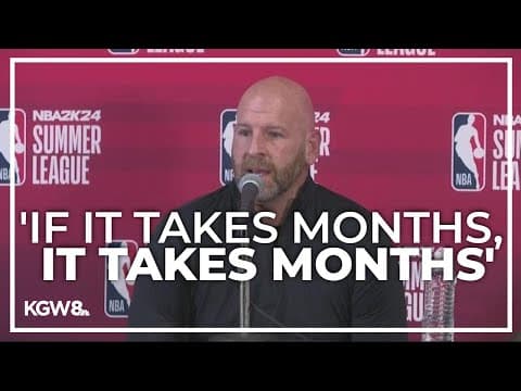 Blazers GM says he's in no hurry to trade Damian Lillard